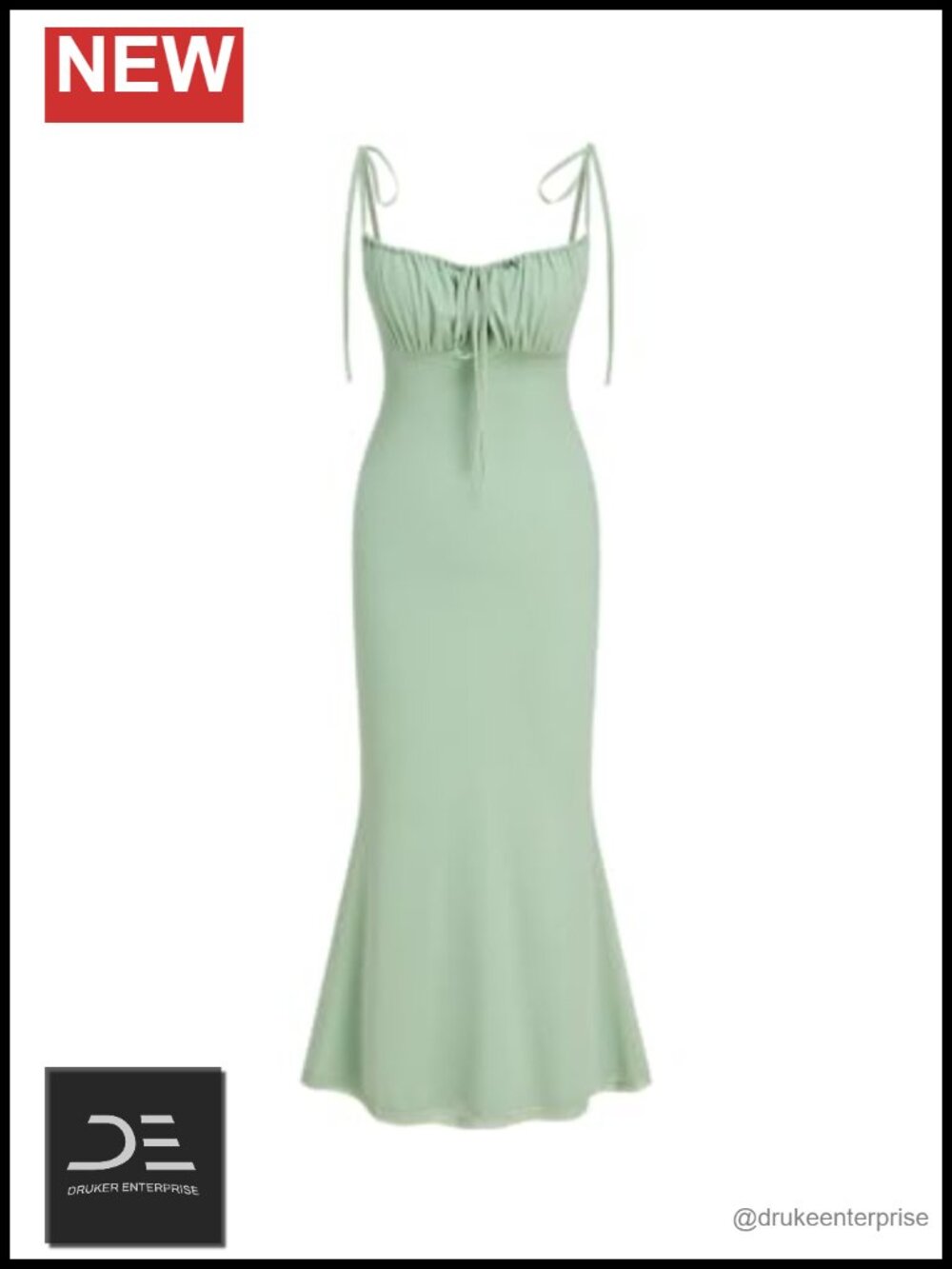 Women Mesh Maxi Dress Sleeveless Mermaid Bodycon Party